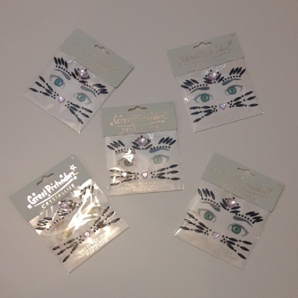 Five Great Pretenders Face Crystals